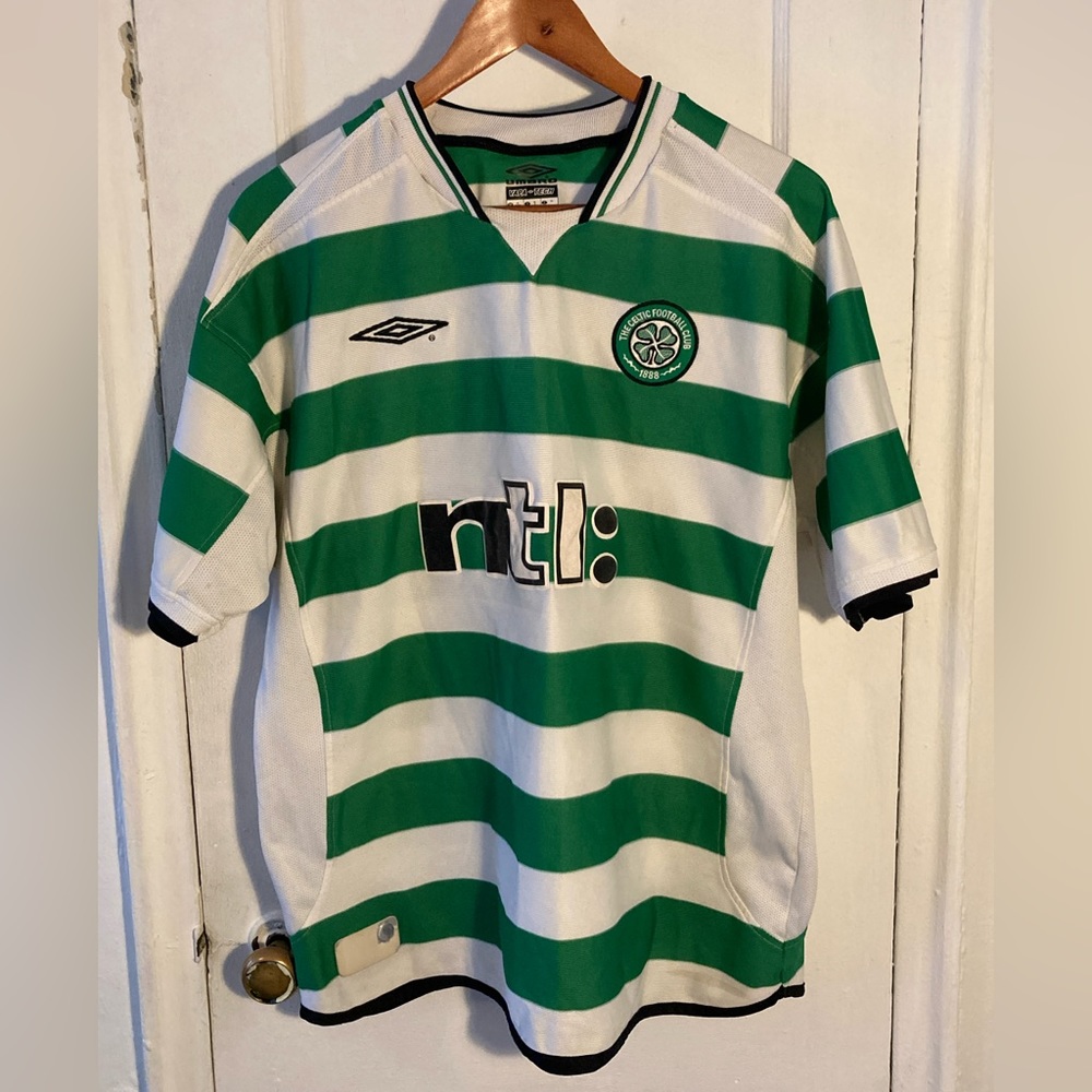 Glasgow Celtic FC Jersey size XL Hoops